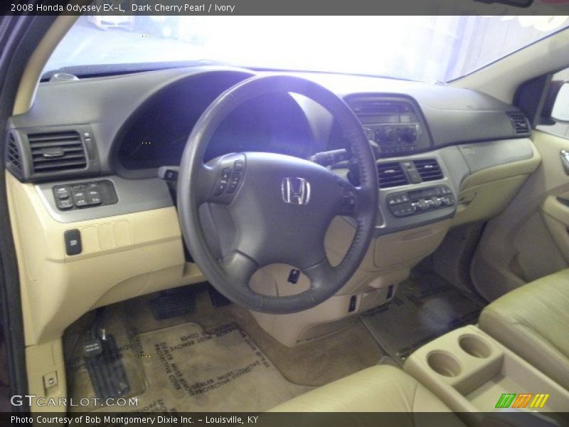 Dark Cherry Pearl / Ivory 2008 Honda Odyssey EX-L