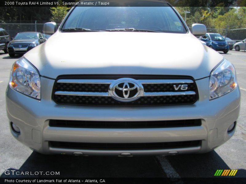 Savannah Metallic / Taupe 2008 Toyota RAV4 Limited V6