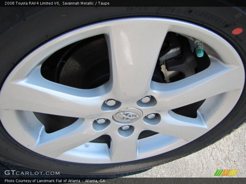 Savannah Metallic / Taupe 2008 Toyota RAV4 Limited V6