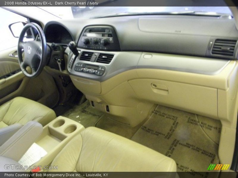 Dark Cherry Pearl / Ivory 2008 Honda Odyssey EX-L