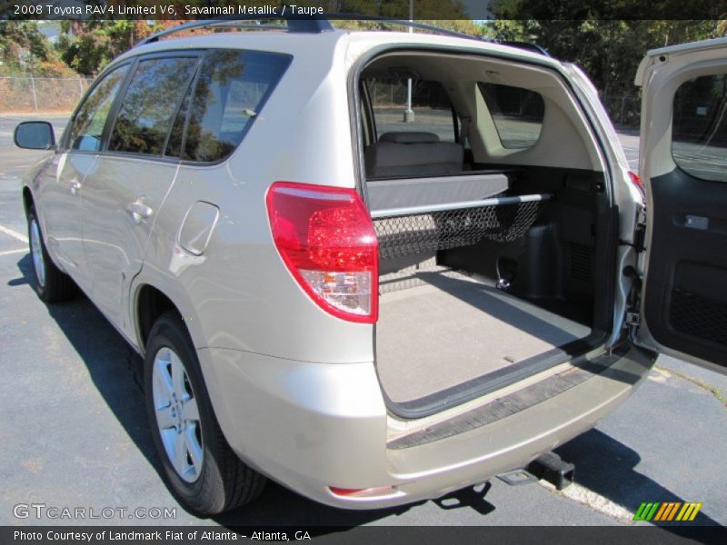 Savannah Metallic / Taupe 2008 Toyota RAV4 Limited V6