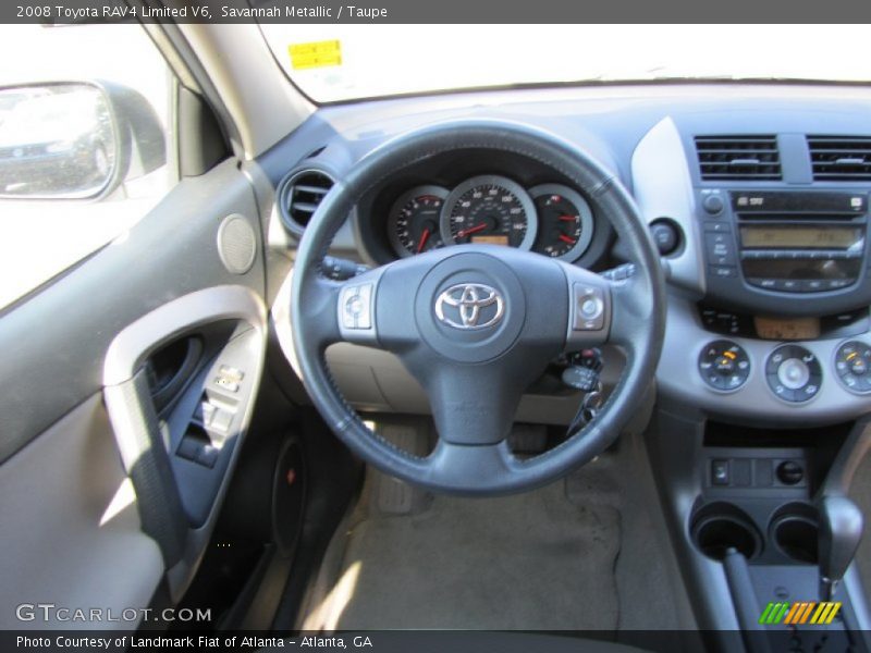 Savannah Metallic / Taupe 2008 Toyota RAV4 Limited V6