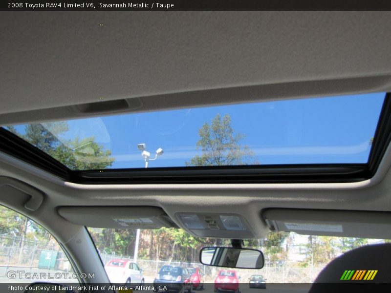 Savannah Metallic / Taupe 2008 Toyota RAV4 Limited V6