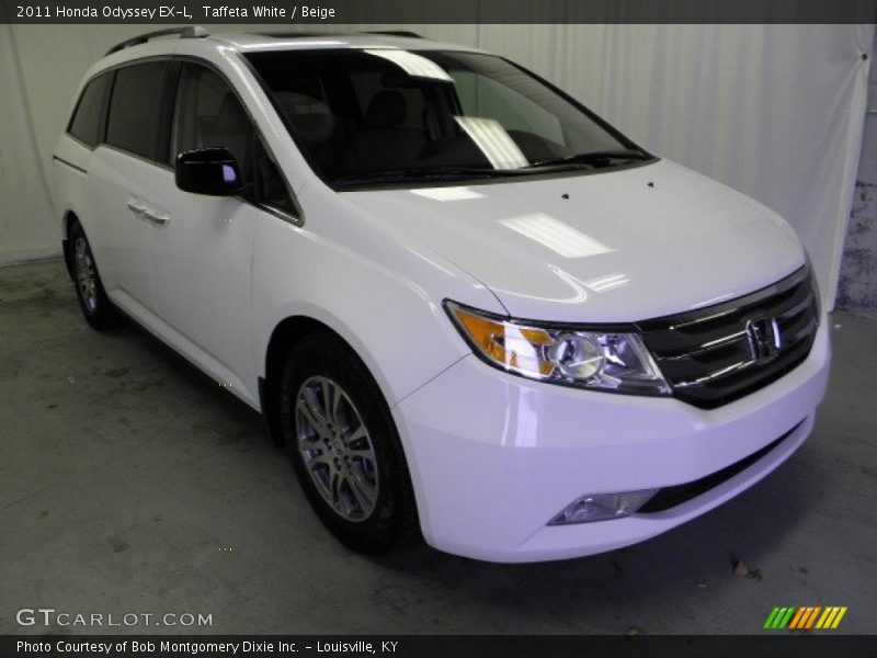 Taffeta White / Beige 2011 Honda Odyssey EX-L