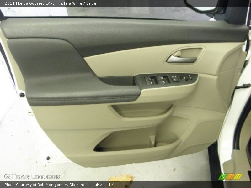Taffeta White / Beige 2011 Honda Odyssey EX-L