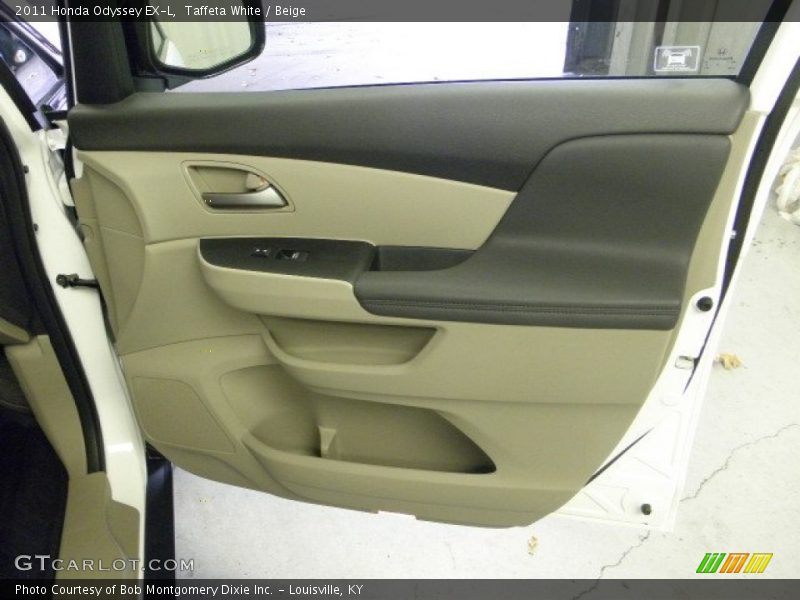 Taffeta White / Beige 2011 Honda Odyssey EX-L
