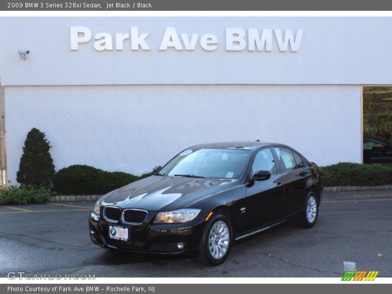 Jet Black / Black 2009 BMW 3 Series 328xi Sedan