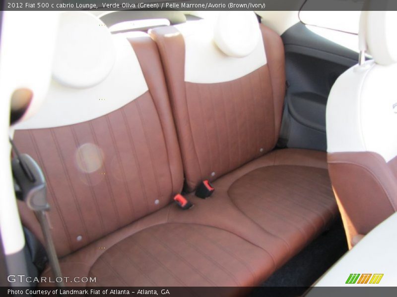 Back Seat - 2012 Fiat 500 c cabrio Lounge