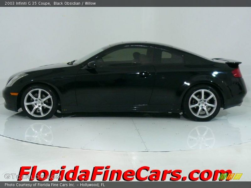 Black Obsidian / Willow 2003 Infiniti G 35 Coupe