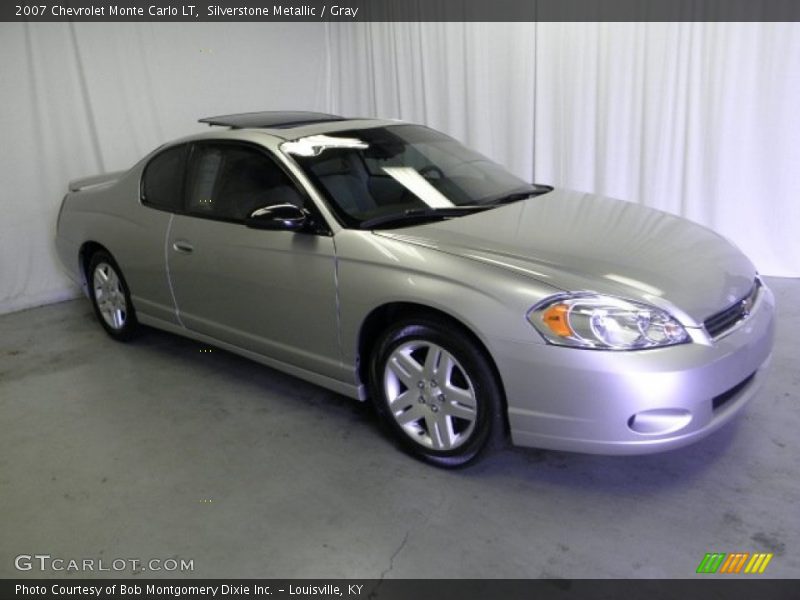 Silverstone Metallic / Gray 2007 Chevrolet Monte Carlo LT
