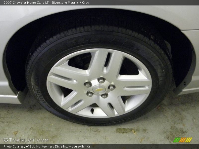 Silverstone Metallic / Gray 2007 Chevrolet Monte Carlo LT