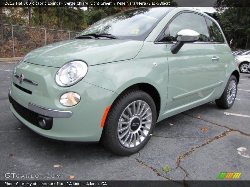 Front 3/4 View of 2012 500 c cabrio Lounge
