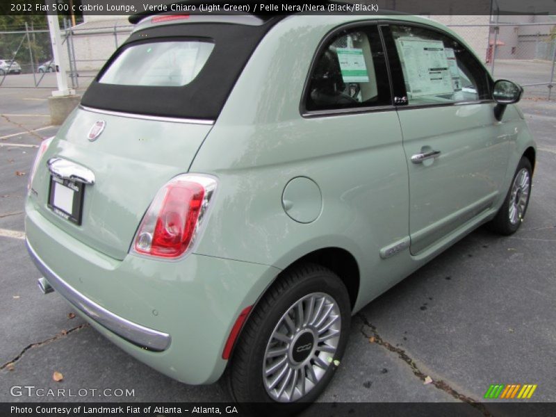  2012 500 c cabrio Lounge Verde Chiaro (Light Green)
