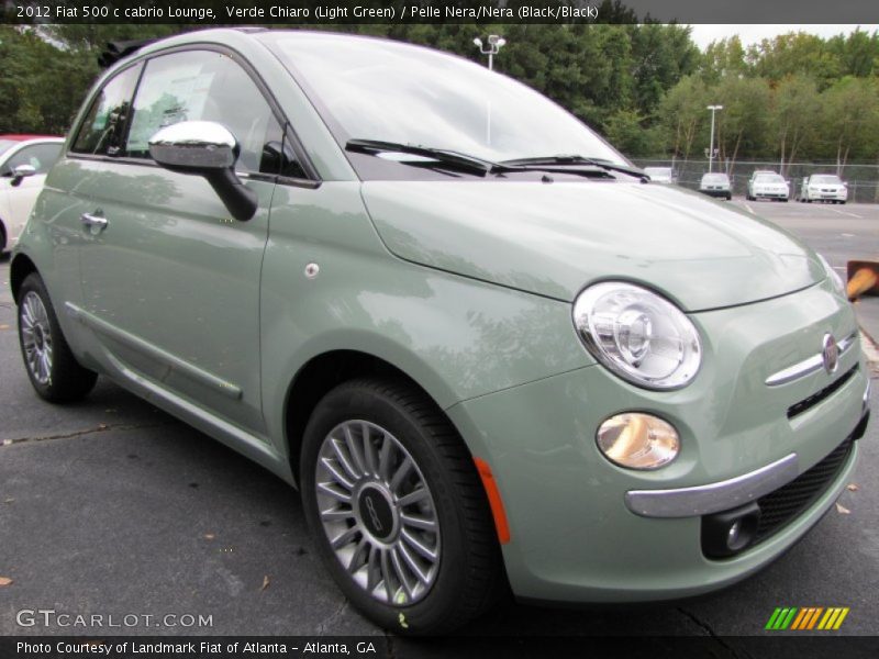 Front 3/4 View of 2012 500 c cabrio Lounge