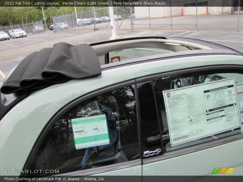 Cabriolet Top - 2012 Fiat 500 c cabrio Lounge