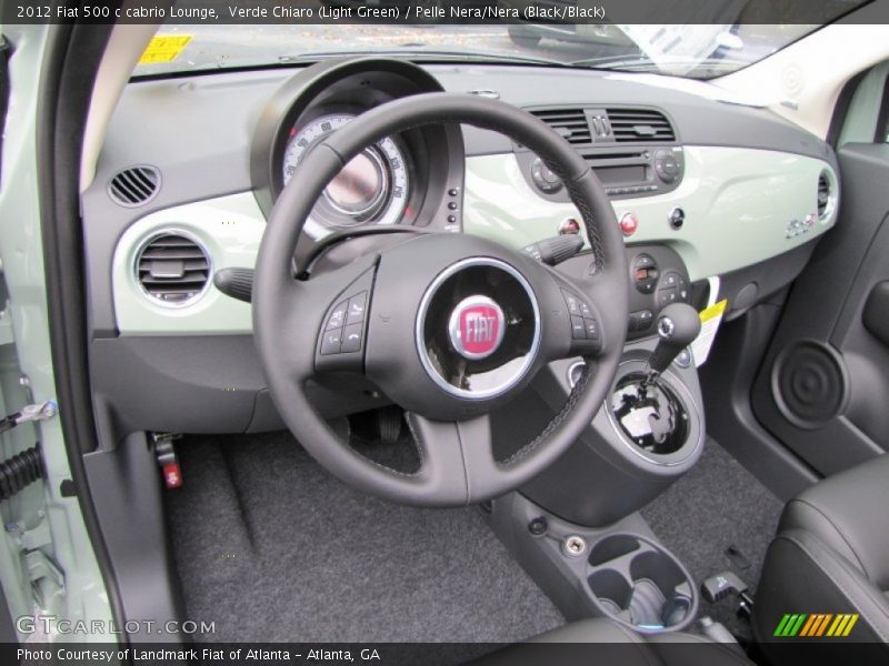 Dashboard of 2012 500 c cabrio Lounge