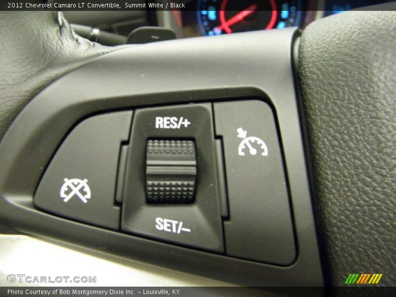Controls of 2012 Camaro LT Convertible