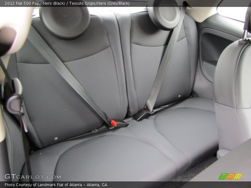  2012 500 Pop Tessuto Grigio/Nero (Grey/Black) Interior