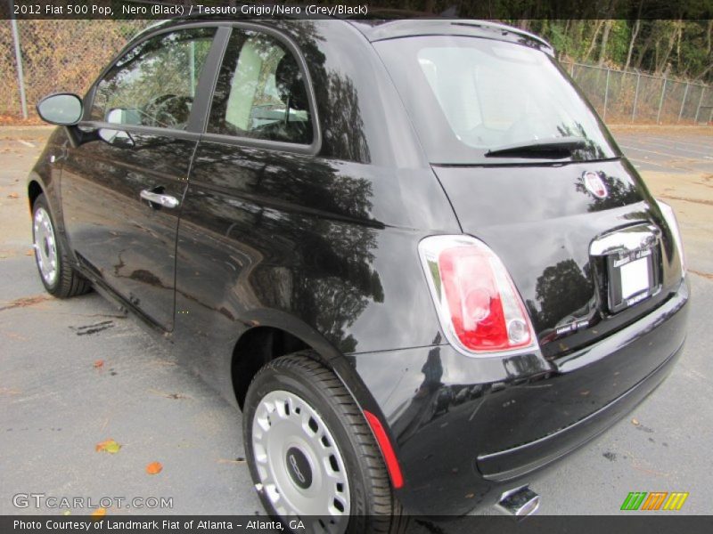 Nero (Black) / Tessuto Grigio/Nero (Grey/Black) 2012 Fiat 500 Pop