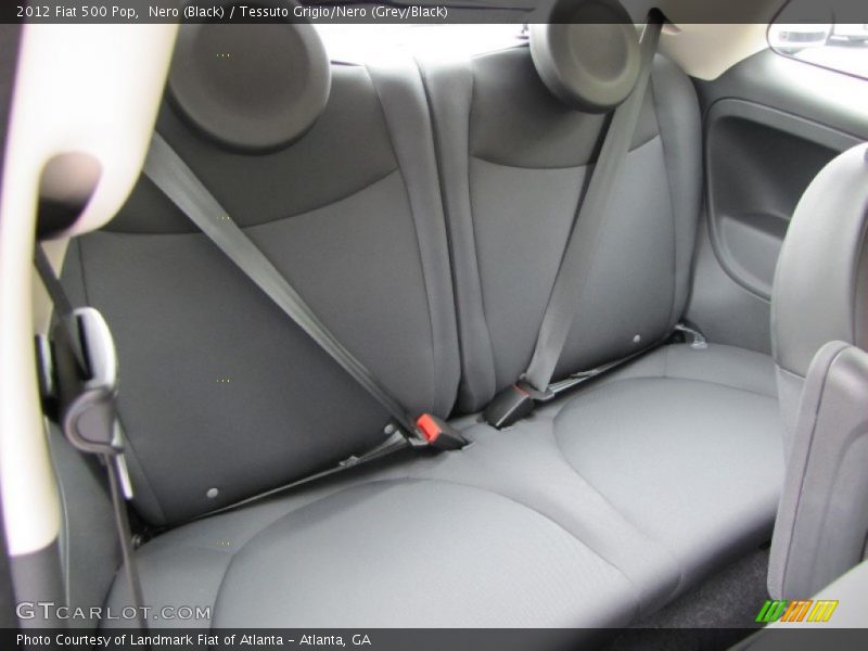  2012 500 Pop Tessuto Grigio/Nero (Grey/Black) Interior