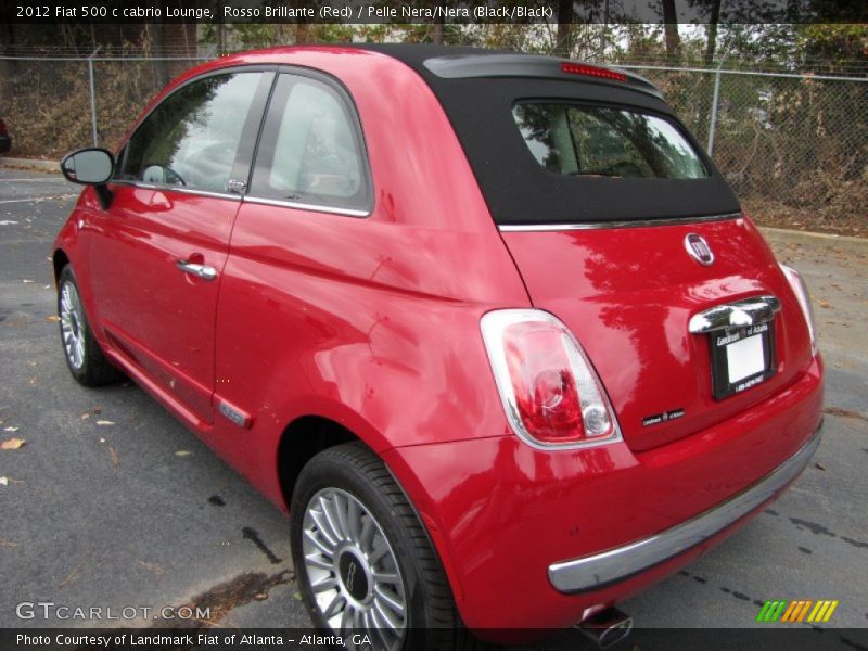  2012 500 c cabrio Lounge Rosso Brillante (Red)