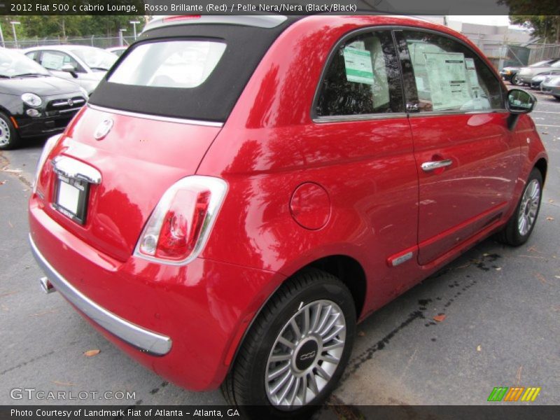  2012 500 c cabrio Lounge Rosso Brillante (Red)