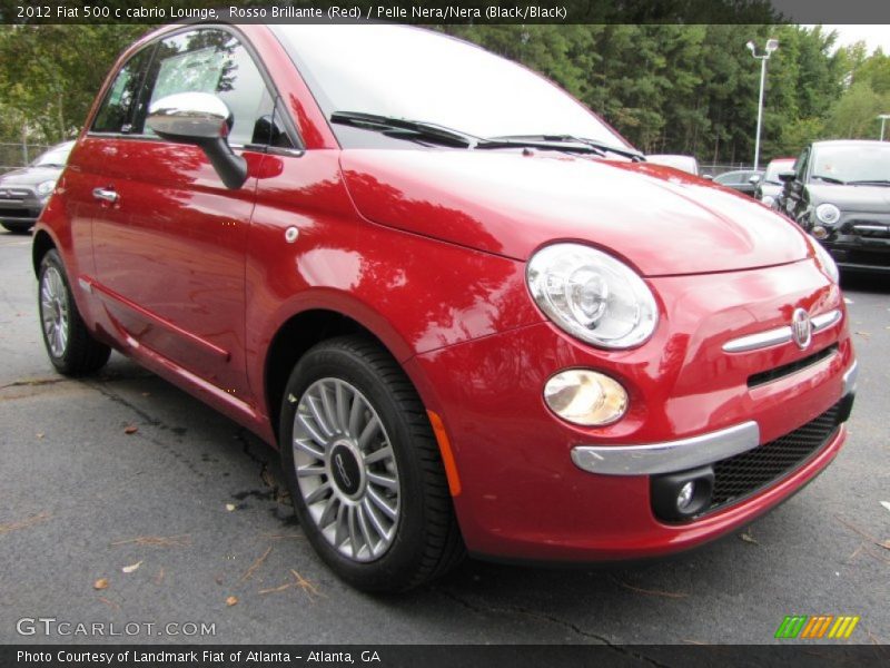 Front 3/4 View of 2012 500 c cabrio Lounge