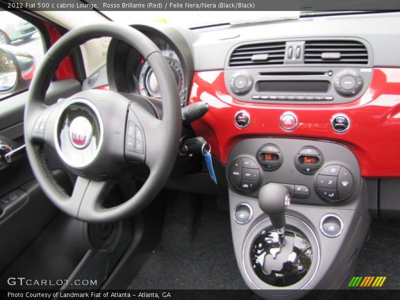 Dashboard of 2012 500 c cabrio Lounge