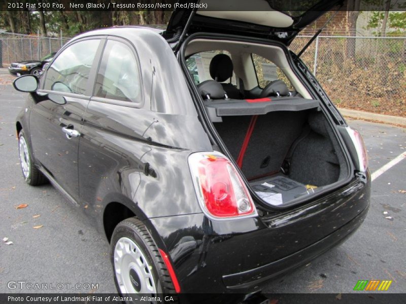 Nero (Black) / Tessuto Rosso/Nero (Red/Black) 2012 Fiat 500 Pop