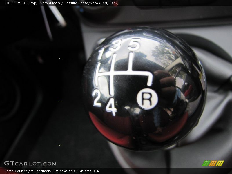 Nero (Black) / Tessuto Rosso/Nero (Red/Black) 2012 Fiat 500 Pop