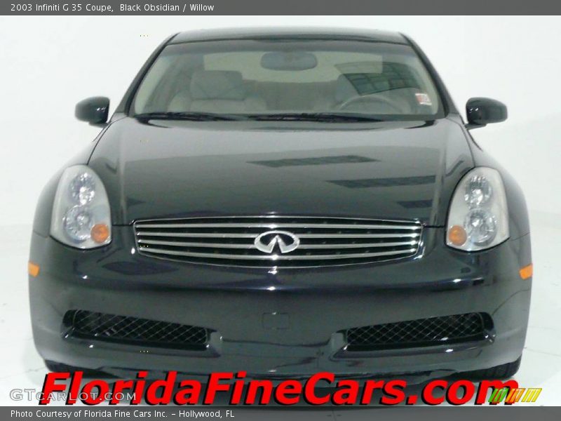 Black Obsidian / Willow 2003 Infiniti G 35 Coupe