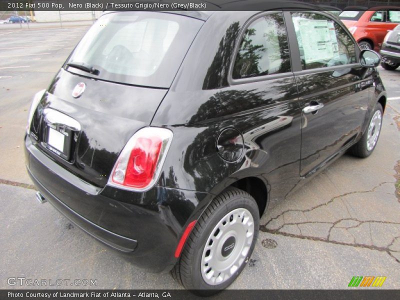 Nero (Black) / Tessuto Grigio/Nero (Grey/Black) 2012 Fiat 500 Pop