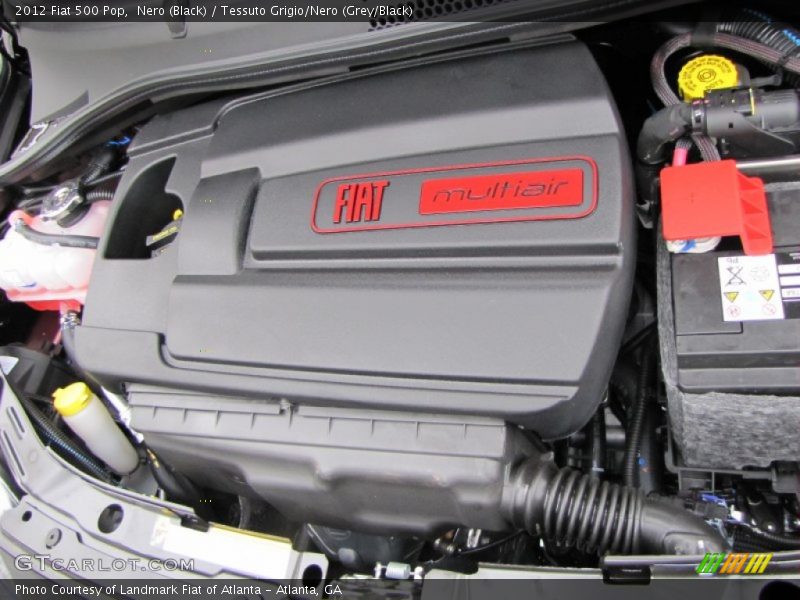  2012 500 Pop Engine - 1.4 Liter SOHC 16-Valve MultiAir 4 Cylinder