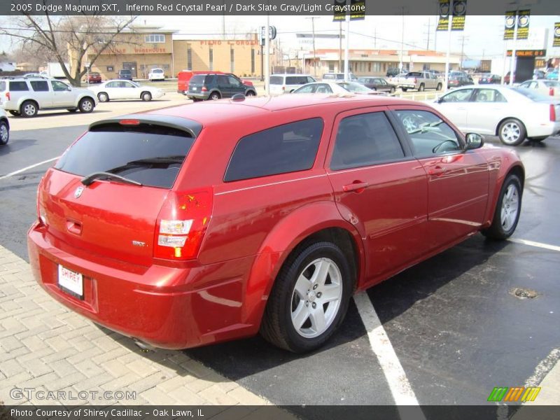 Inferno Red Crystal Pearl / Dark Slate Gray/Light Graystone 2005 Dodge Magnum SXT