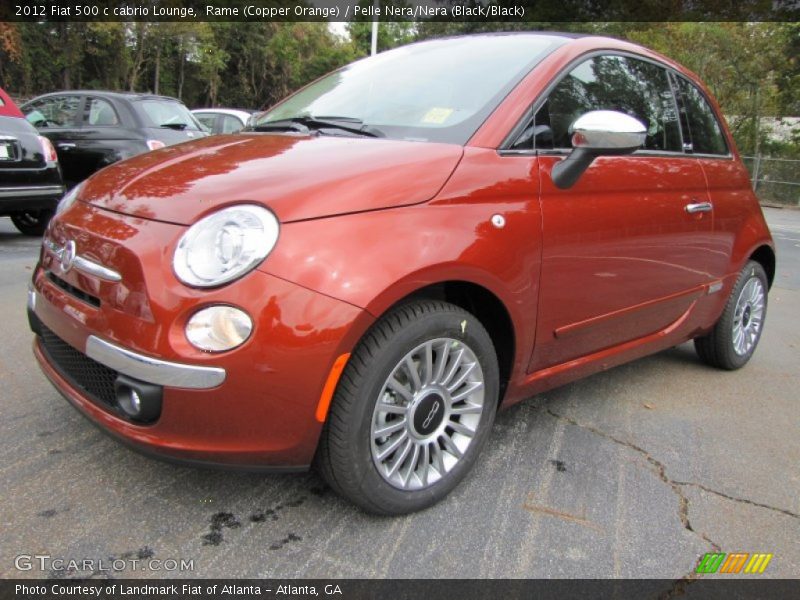 Front 3/4 View of 2012 500 c cabrio Lounge