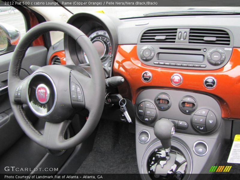 Dashboard of 2012 500 c cabrio Lounge