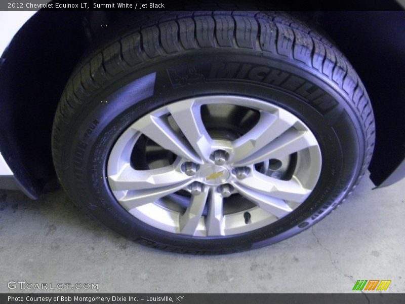 Summit White / Jet Black 2012 Chevrolet Equinox LT