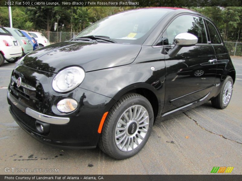 Front 3/4 View of 2012 500 c cabrio Lounge