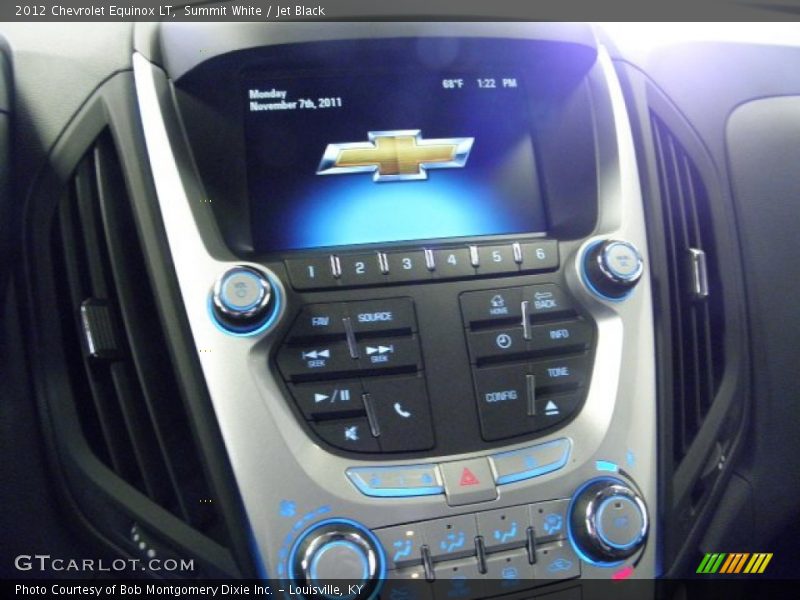 Summit White / Jet Black 2012 Chevrolet Equinox LT