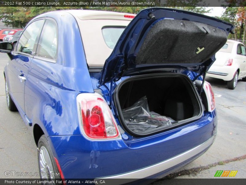  2012 500 c cabrio Lounge Trunk