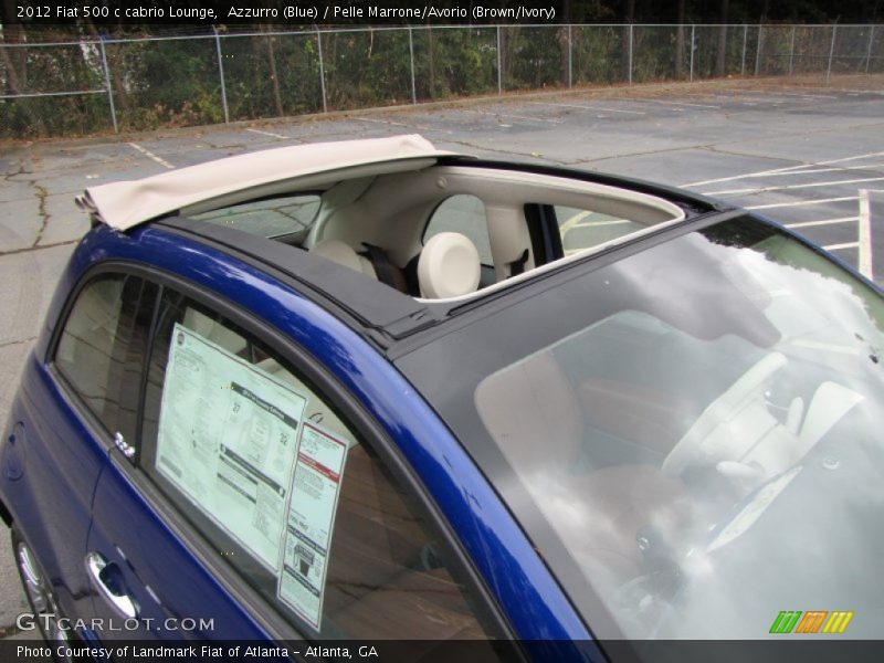 Sunroof of 2012 500 c cabrio Lounge