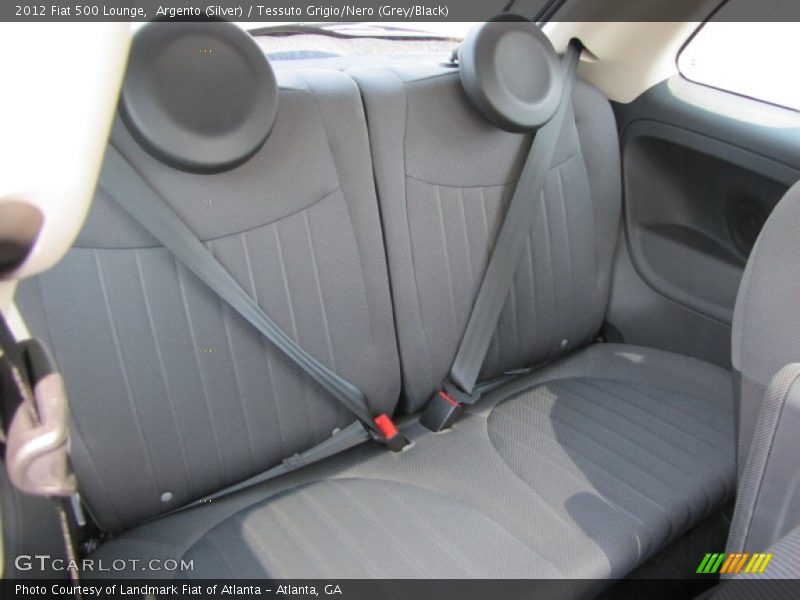  2012 500 Lounge Tessuto Grigio/Nero (Grey/Black) Interior
