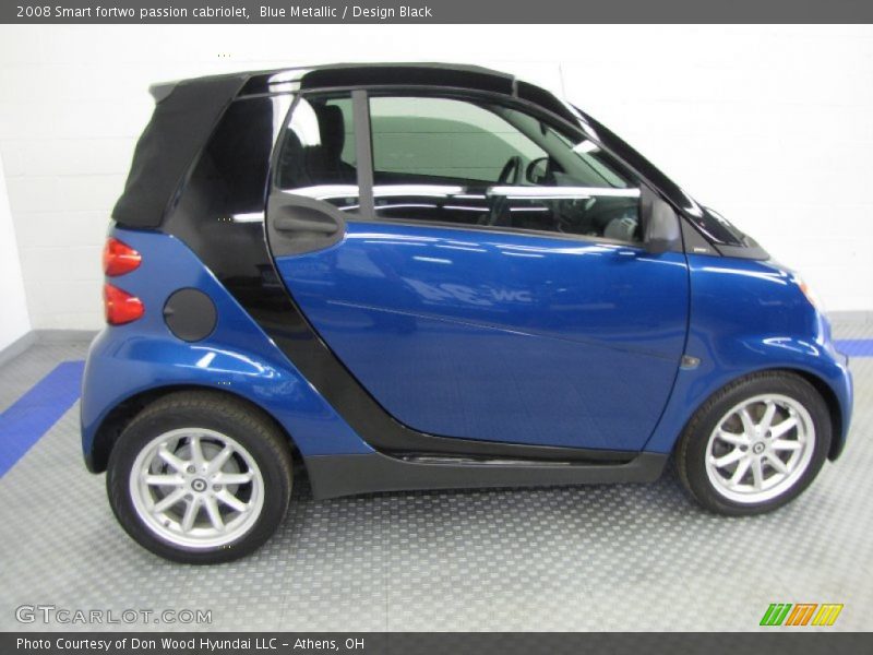 Blue Metallic / Design Black 2008 Smart fortwo passion cabriolet