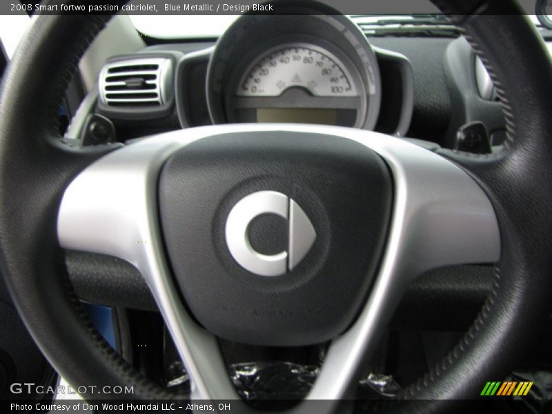 Blue Metallic / Design Black 2008 Smart fortwo passion cabriolet