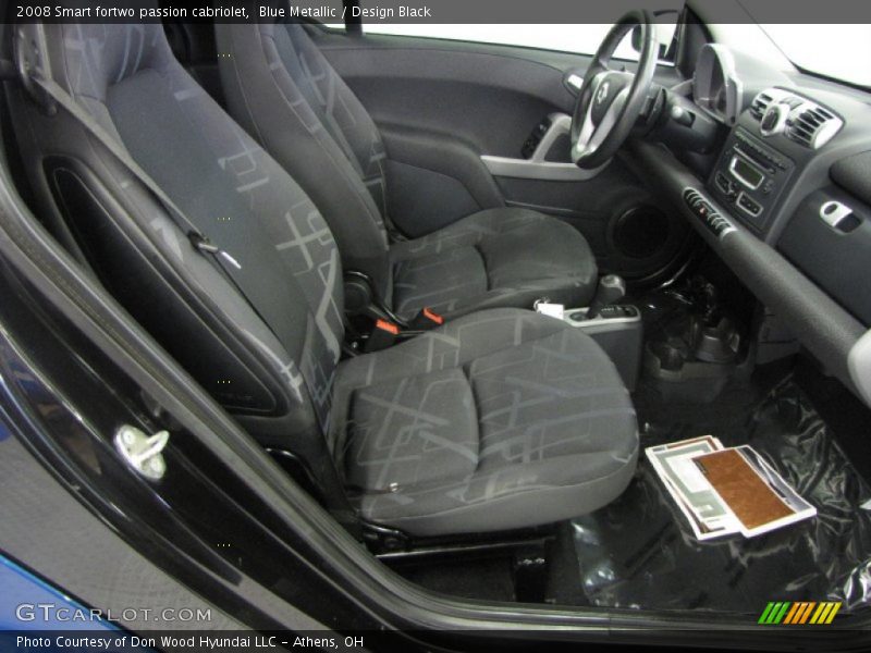 Blue Metallic / Design Black 2008 Smart fortwo passion cabriolet
