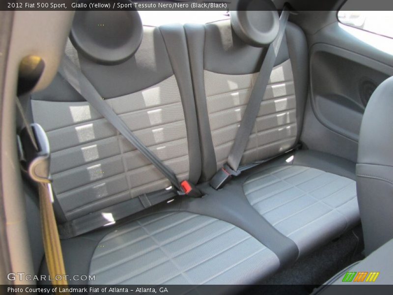  2012 500 Sport Sport Tessuto Nero/Nero (Black/Black) Interior
