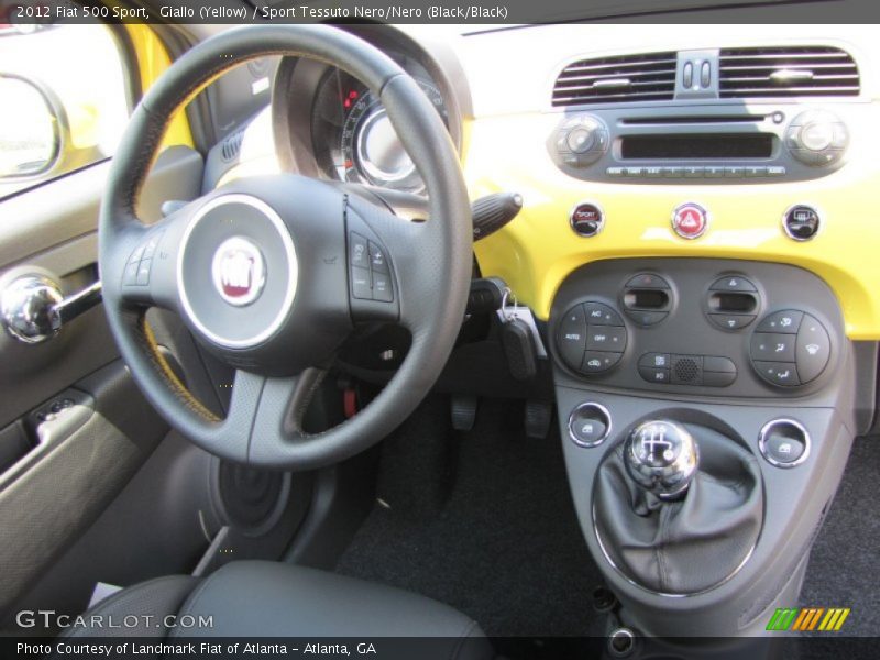 Dashboard of 2012 500 Sport