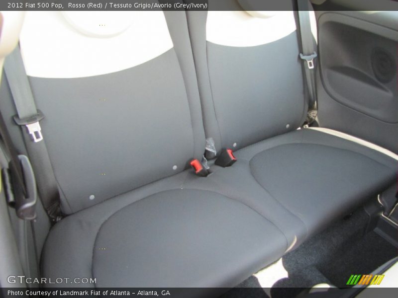  2012 500 Pop Tessuto Grigio/Avorio (Grey/Ivory) Interior