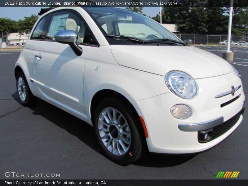 Front 3/4 View of 2012 500 c cabrio Lounge