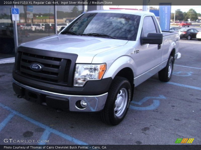 Front 3/4 View of 2010 F150 XL Regular Cab 4x4